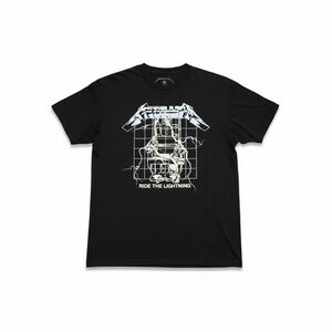 Matallica “Ride The Lightning” Black Graphic T-Shirt